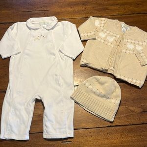 Janie and Jack Lamb Set